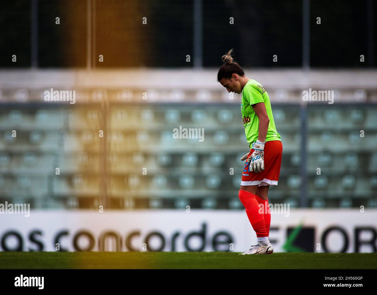 Firenze,Italy,October 31 2021 Cetinja Sara (21 Pomigliano CF) in action during the Serie A Femminile game between ACF Fiorentina and AC Milan at Stadio Comunale Gino Bozzi in Firenze, Italy  Michele Finessi/SPP Stock Photo