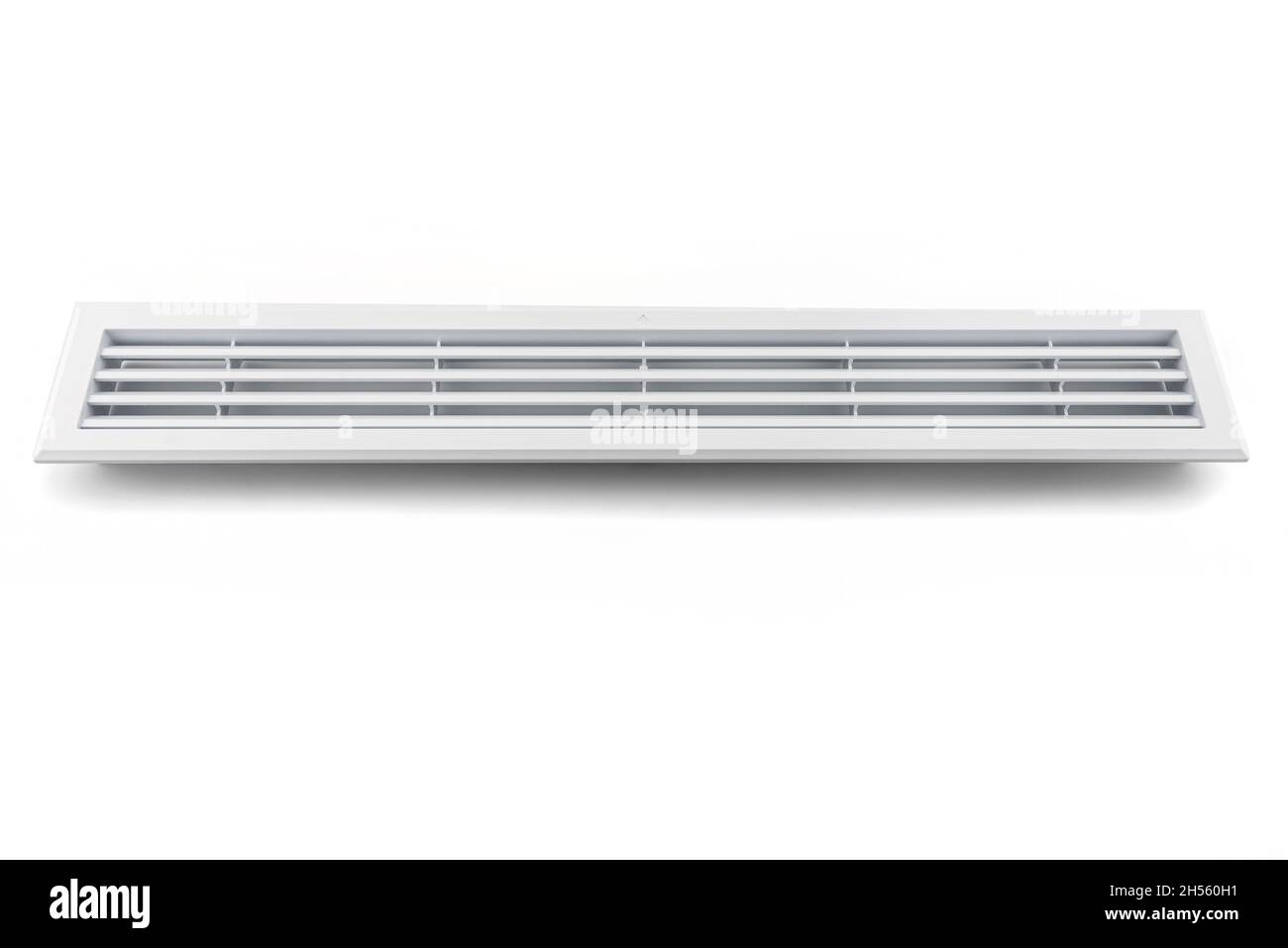 White ventilation grille for cooling the built in refrigerator in