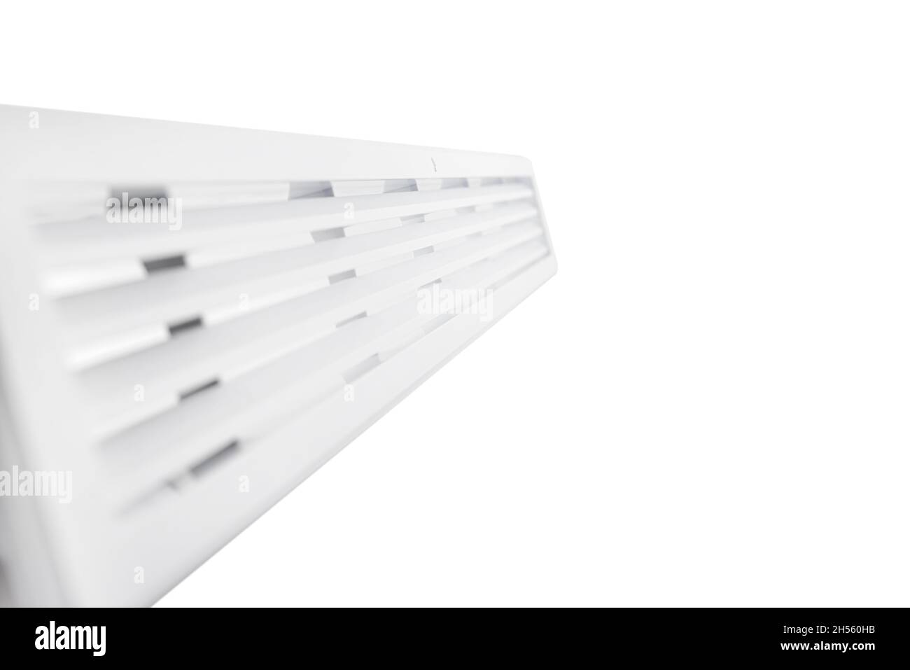 White ventilation grille for cooling the built in refrigerator in