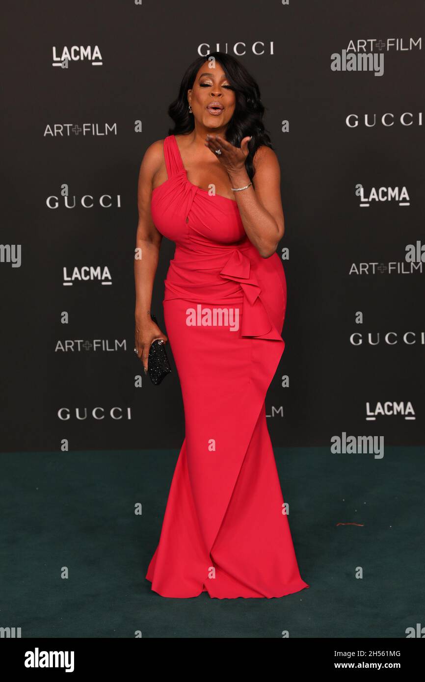Niecy Nash arrives at the 2021 LACMA Art + Film Gala held at LACMA in Los Angeles, CA on Saturday, November 6, 2021. (Photo By Conor Duffy/Sipa USA) Stock Photo