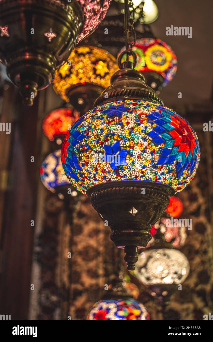 Mosaic lamps hi-res stock photography and images - Alamy