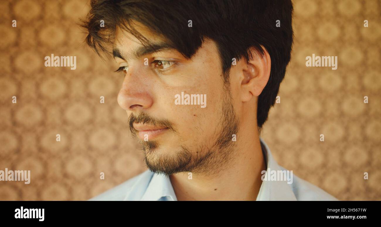 Handsome indian bearded man hi-res stock photography and images - Alamy