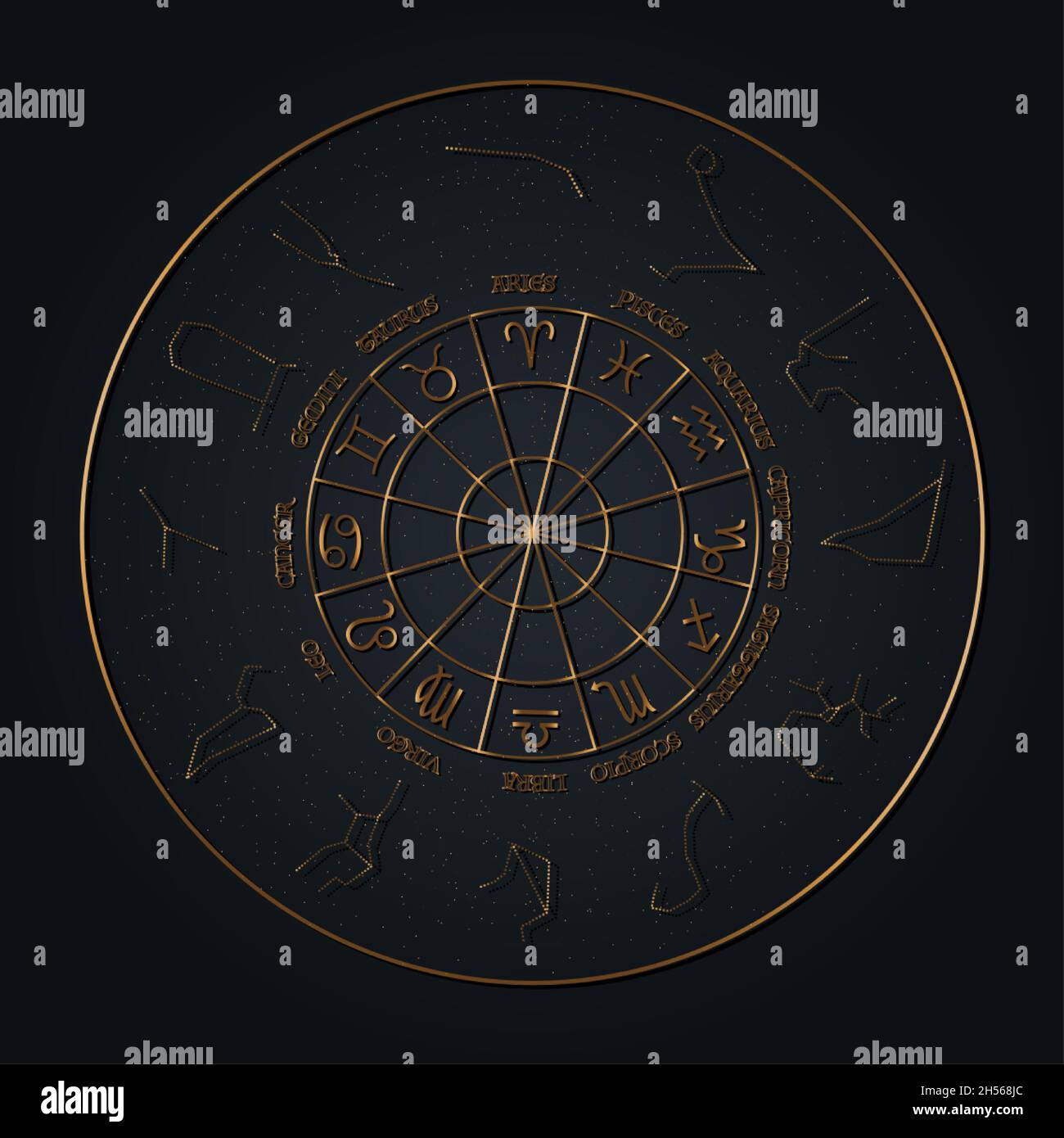 Constellation map sky Stock Vector Images Alamy