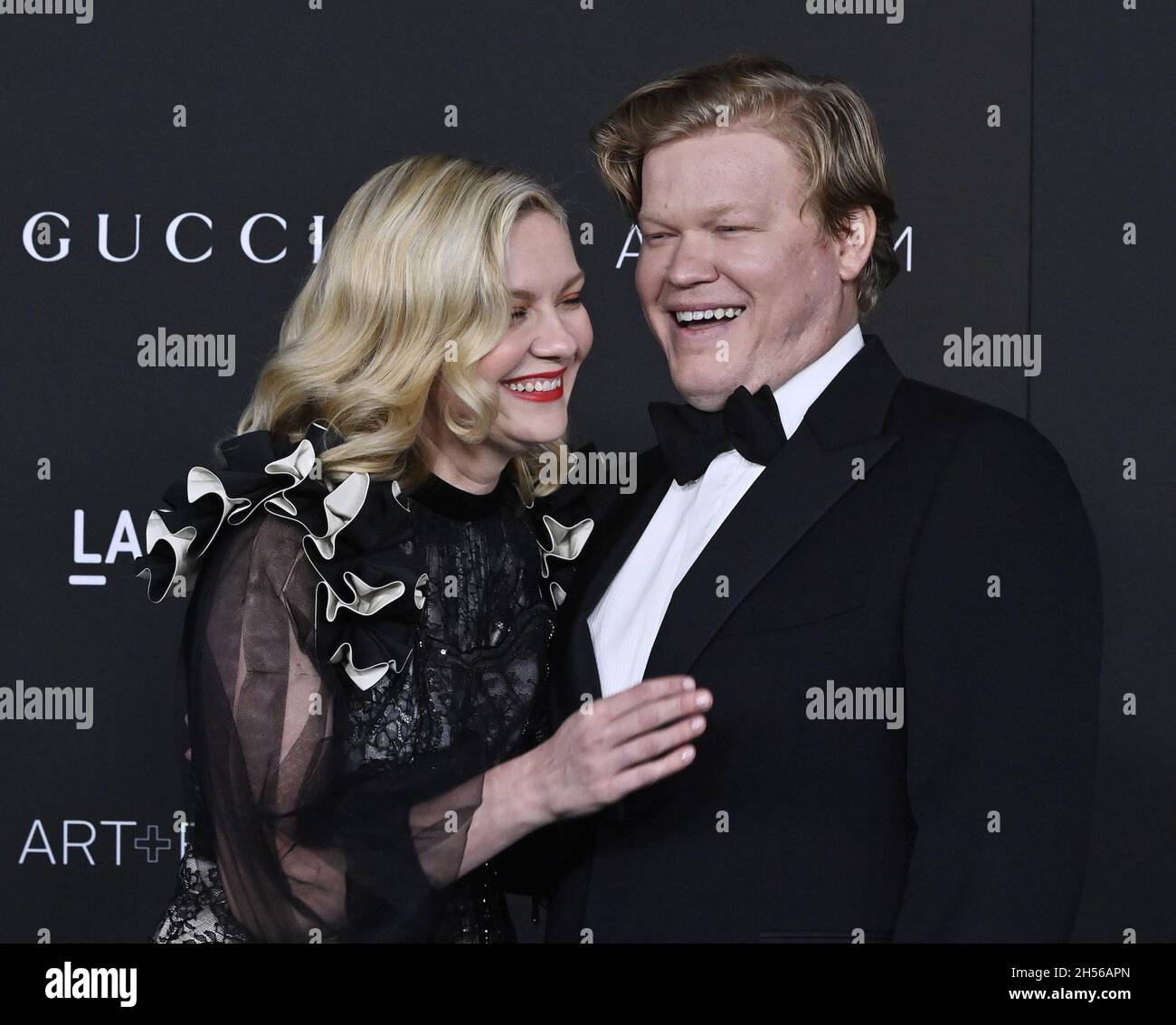 Kirsten Dunst and Jesse Plemons attend LACMA's Art+Film 10th Annual