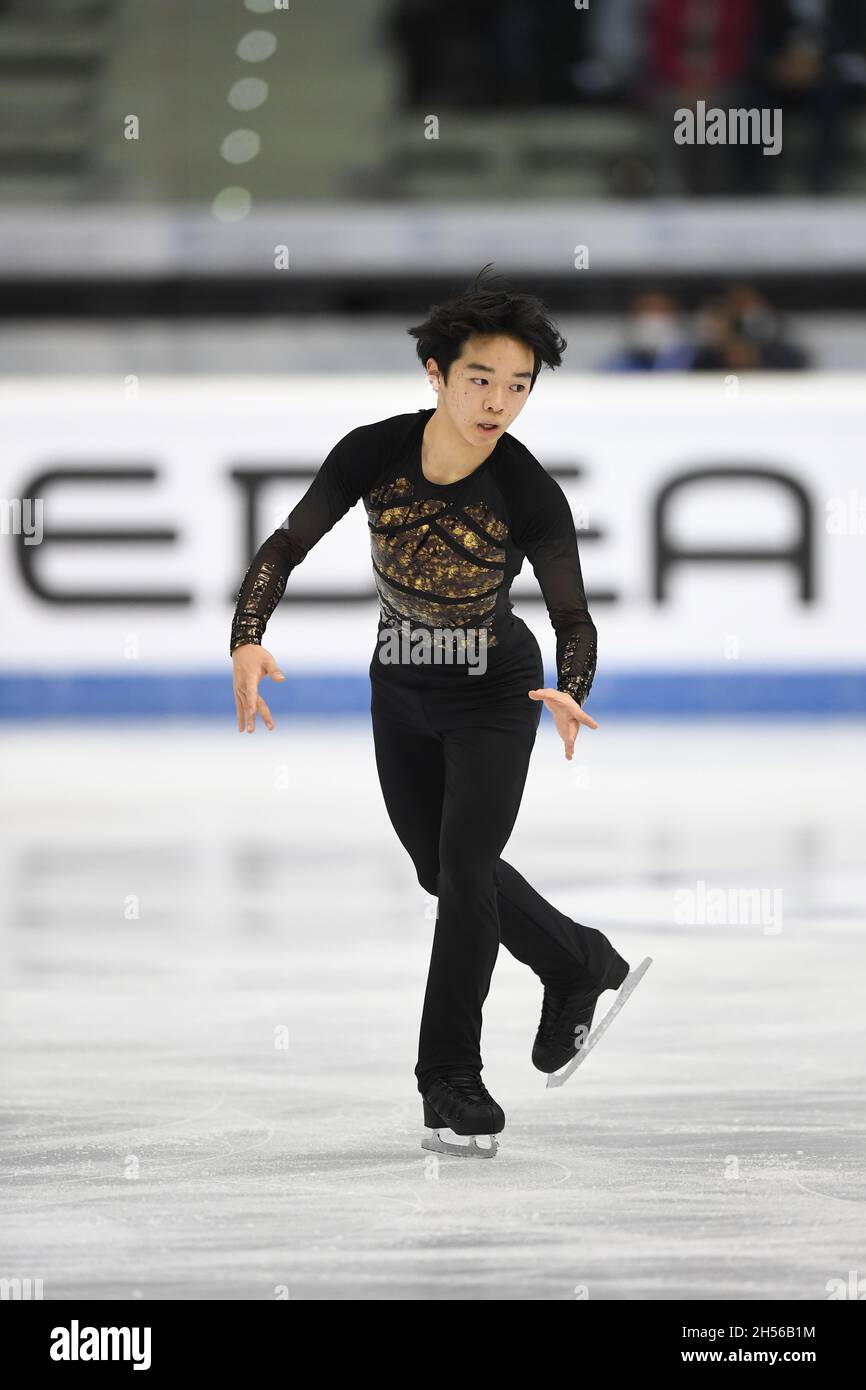 Yuma KAGIYAMA, Japan, During Men Free Skating, At The ISU Grand Prix Of ...