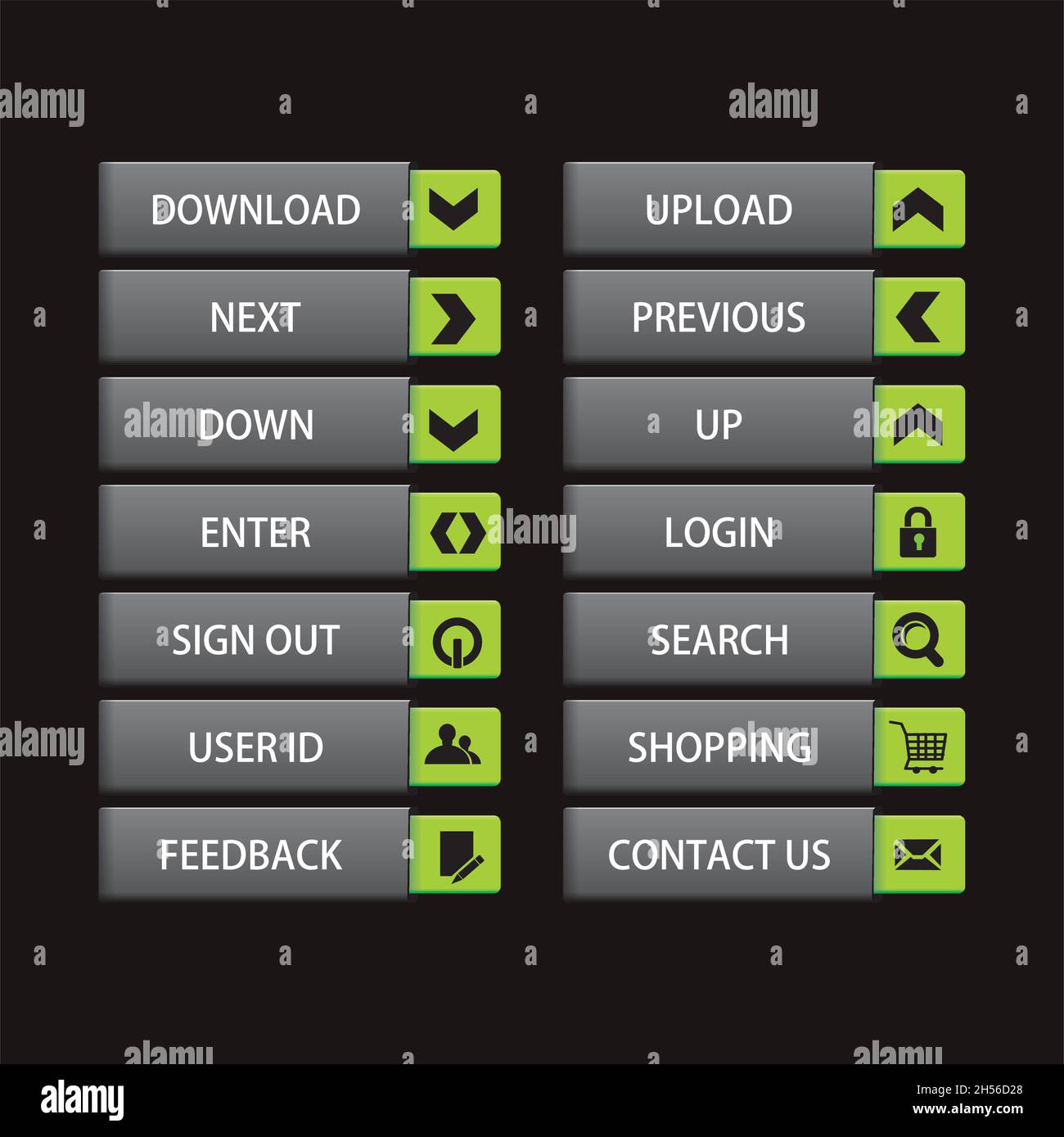 Web Design buttons Theme web and computing colorful web designing ...