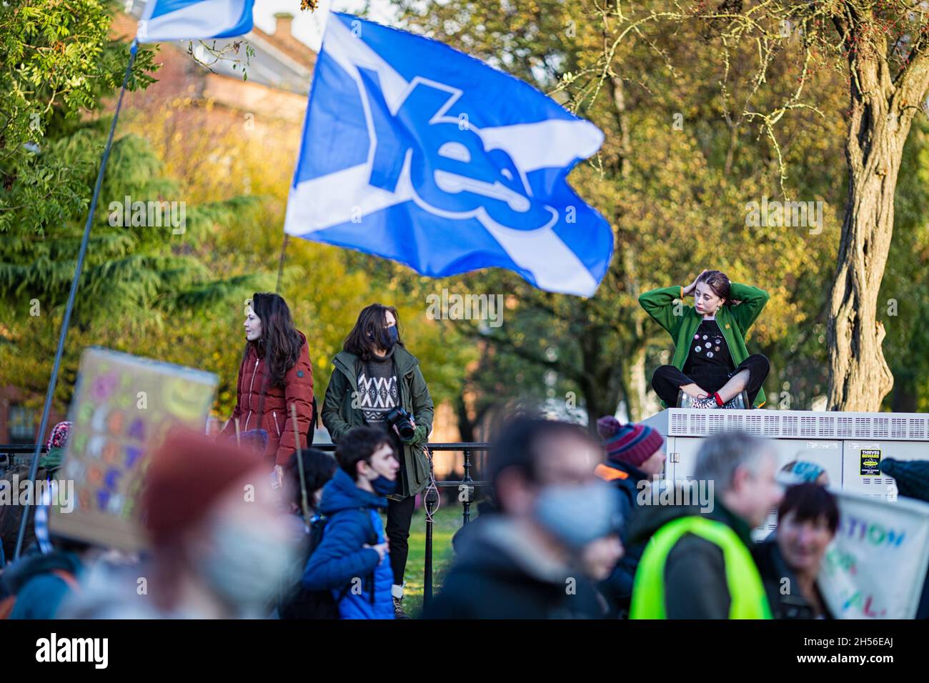 6th November 2021  Glasgow, Scotland. Stock Photo