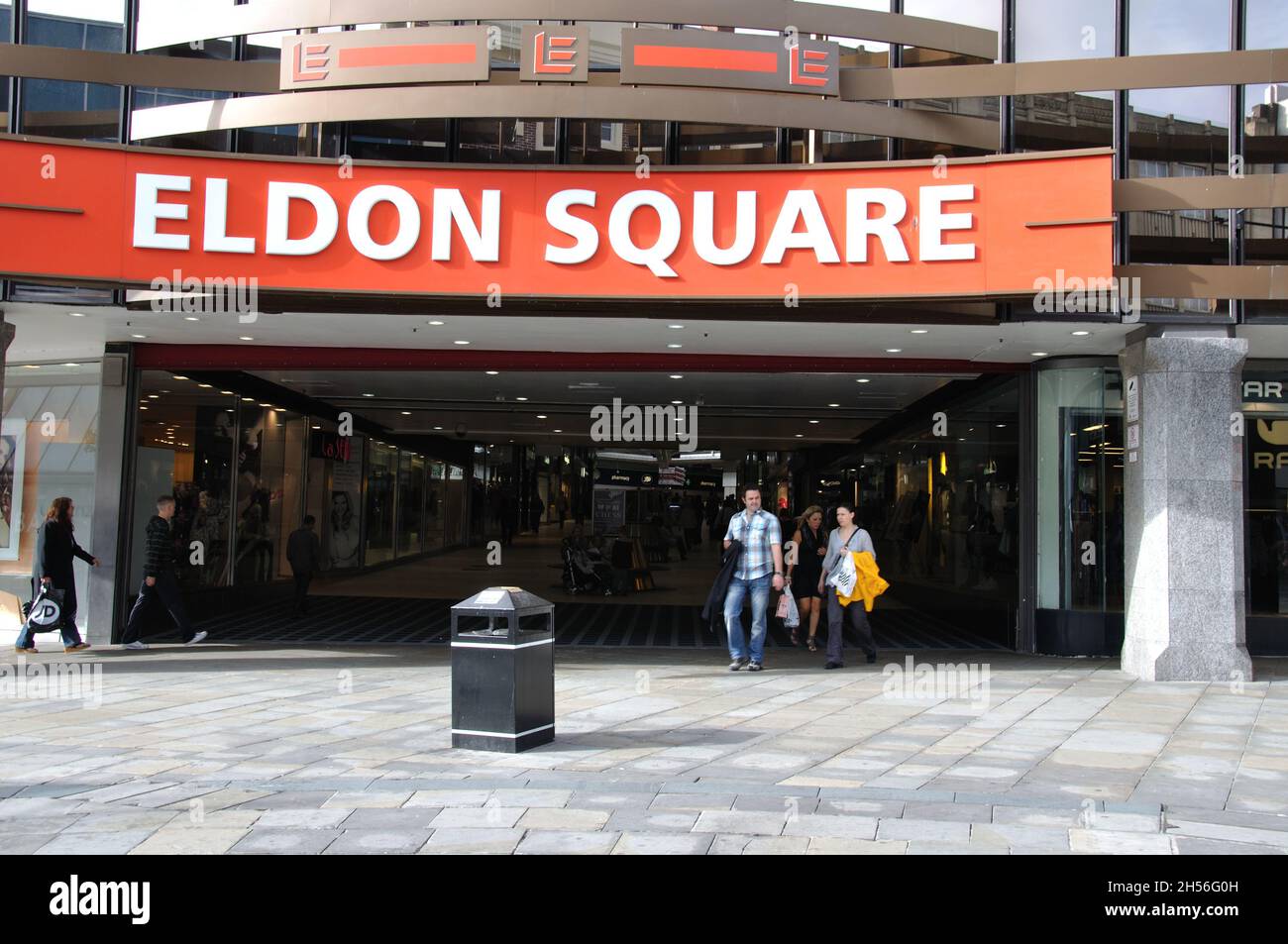The Eldon Sqare Shopping Arcade was one of the first in the country and is very popular with visitors from Scandinavia as well as many other parts of Stock Photo