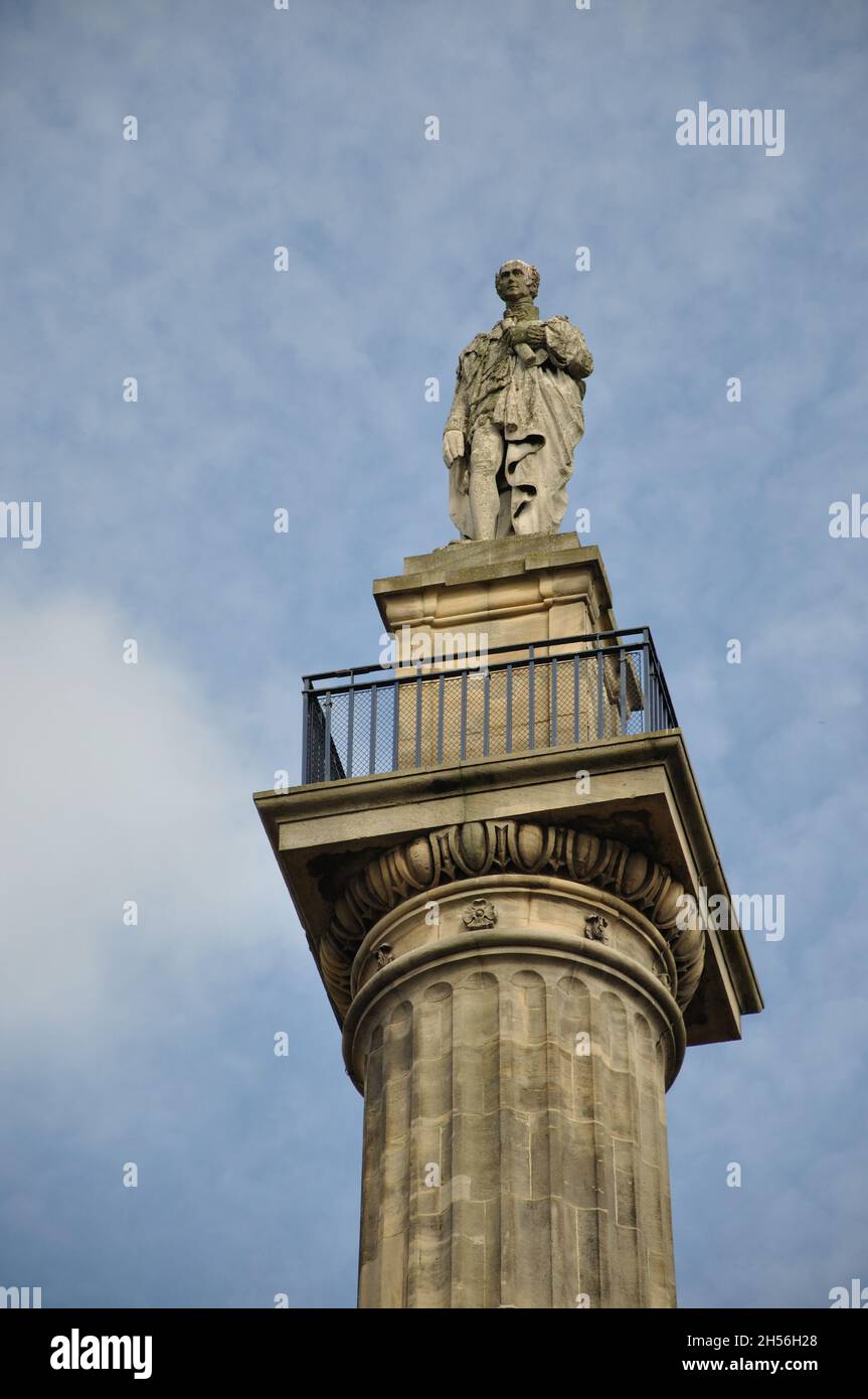 Earl Grey was an important 18th/19th Century parliamentarian who extended the franchise and worked for parliamentary reform.  Also for Earl Grey tea. Stock Photo