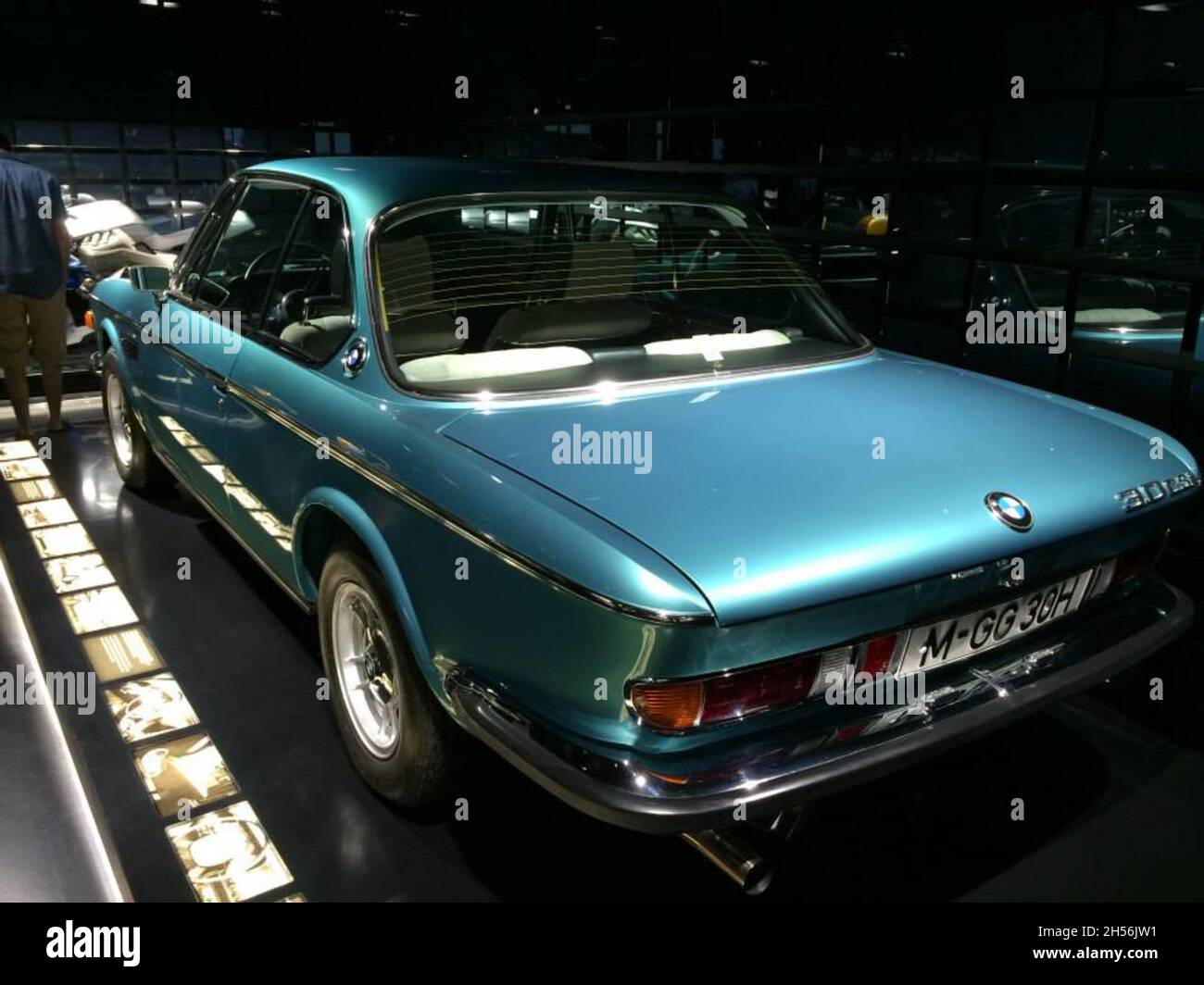BMW 3.0 csl (E9), blue color, year 1972. Produced from 1968-1975. BMW ...