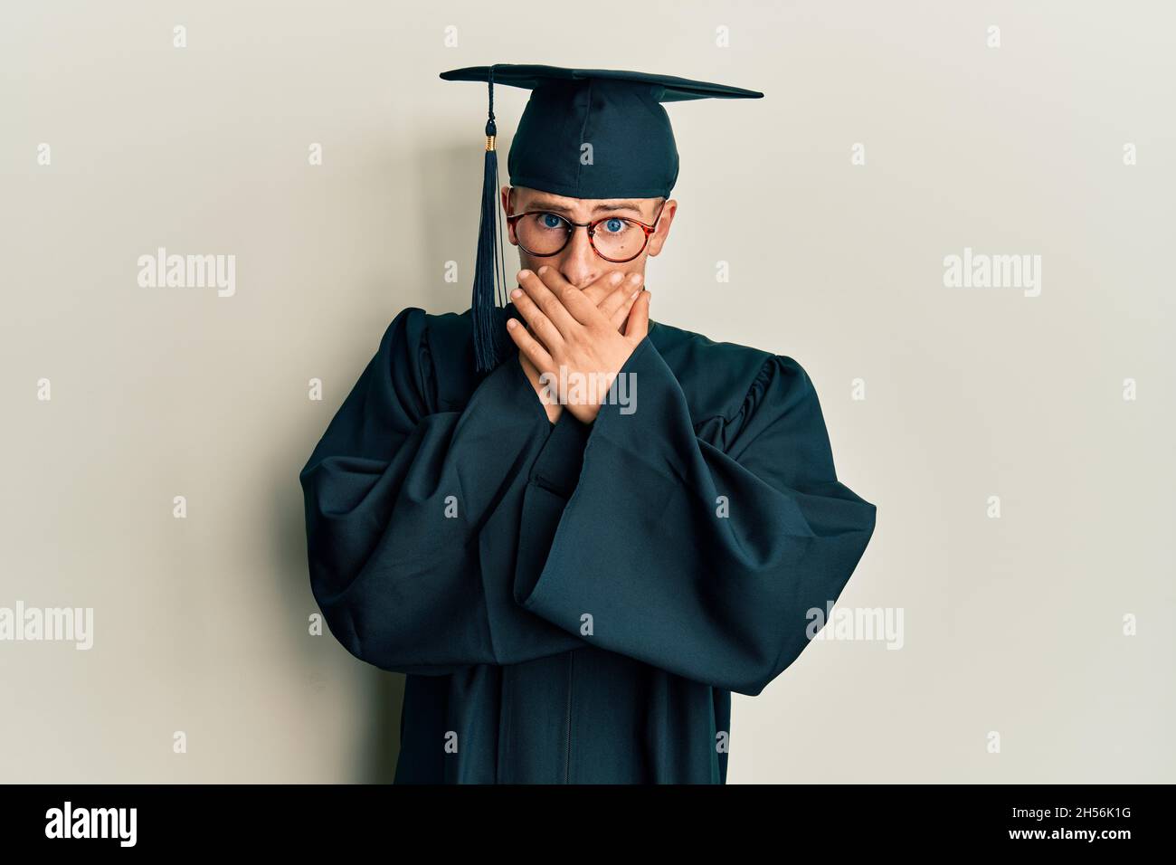 Shy male college student hi-res stock photography and images - Alamy