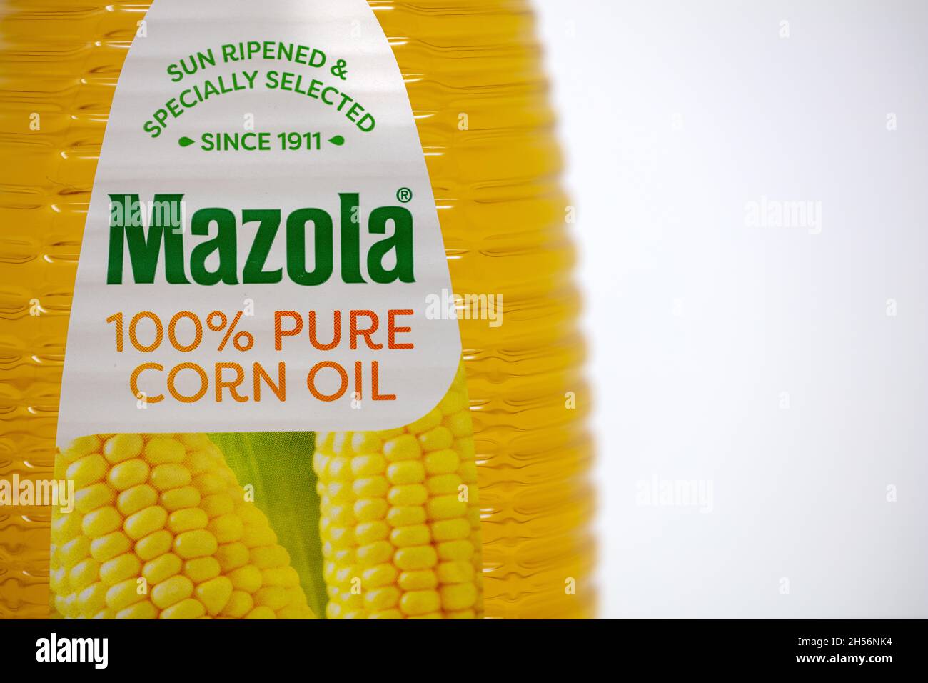 Mazola Pure Corn Oil Stock Photo