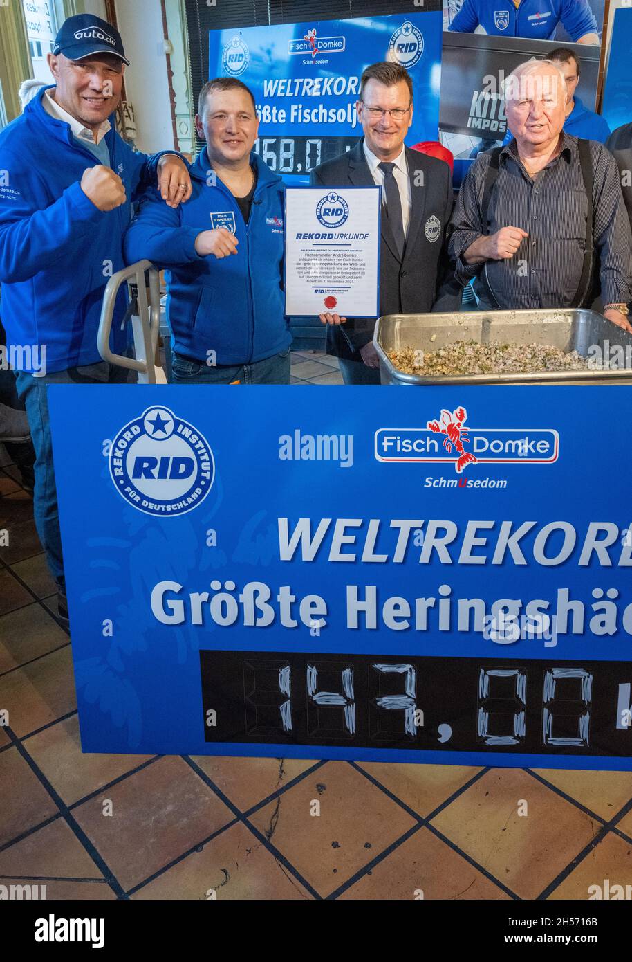 07 November 2021, Mecklenburg-Western Pomerania, Heringsdorf: Axel ...