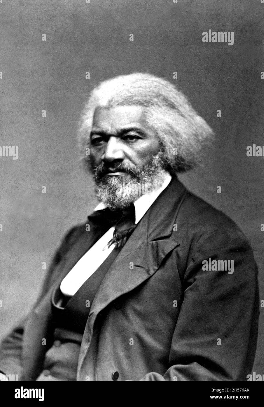 Frederick Douglass photographed by George Kendall Warren - circa 1879 Stock Photo