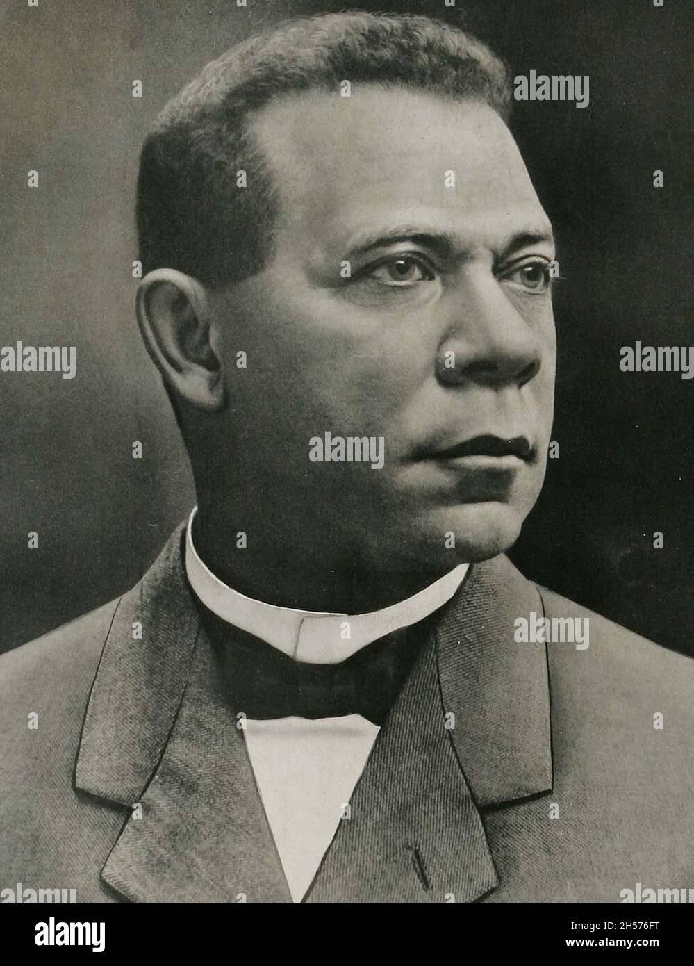 Booker T Washington - American educator, author, orator, and adviser to several presidents of the United States. Stock Photo