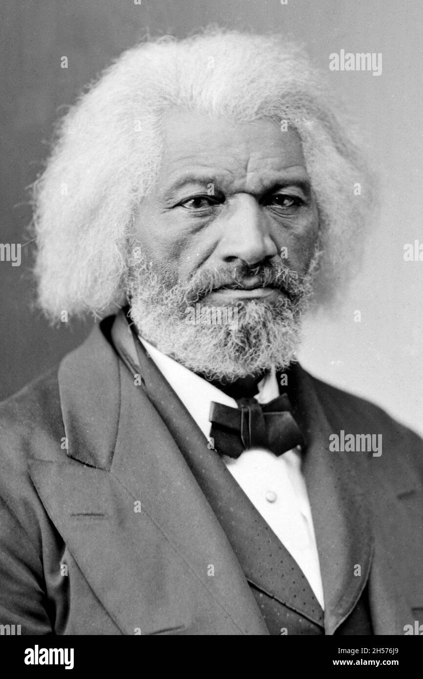 Frederick Douglass - Brady-Handy Photograph Collection Stock Photo