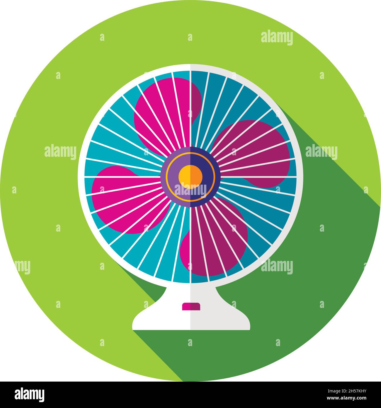 Ventilator vector icon. Summer. Summertime. Holiday. Vacation, eps 10 Stock Vector
