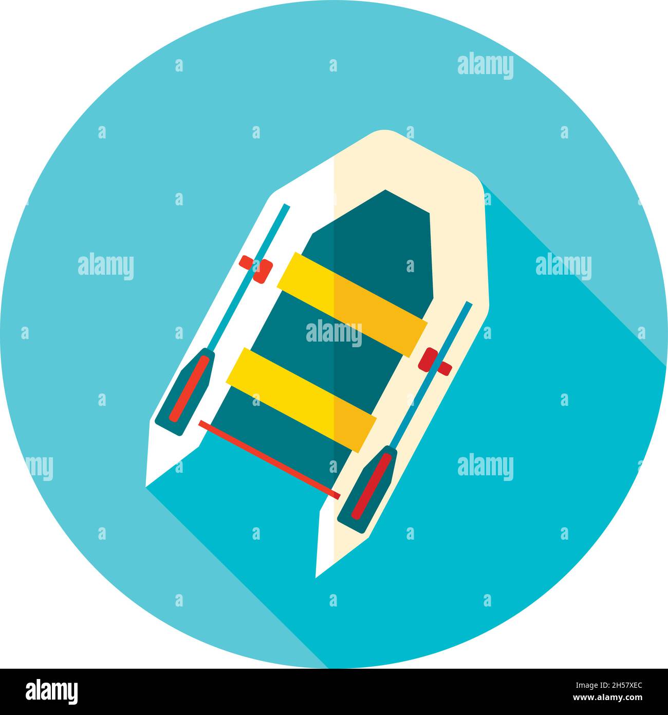 Dinghy rescue boat Stock Vector Images - Alamy