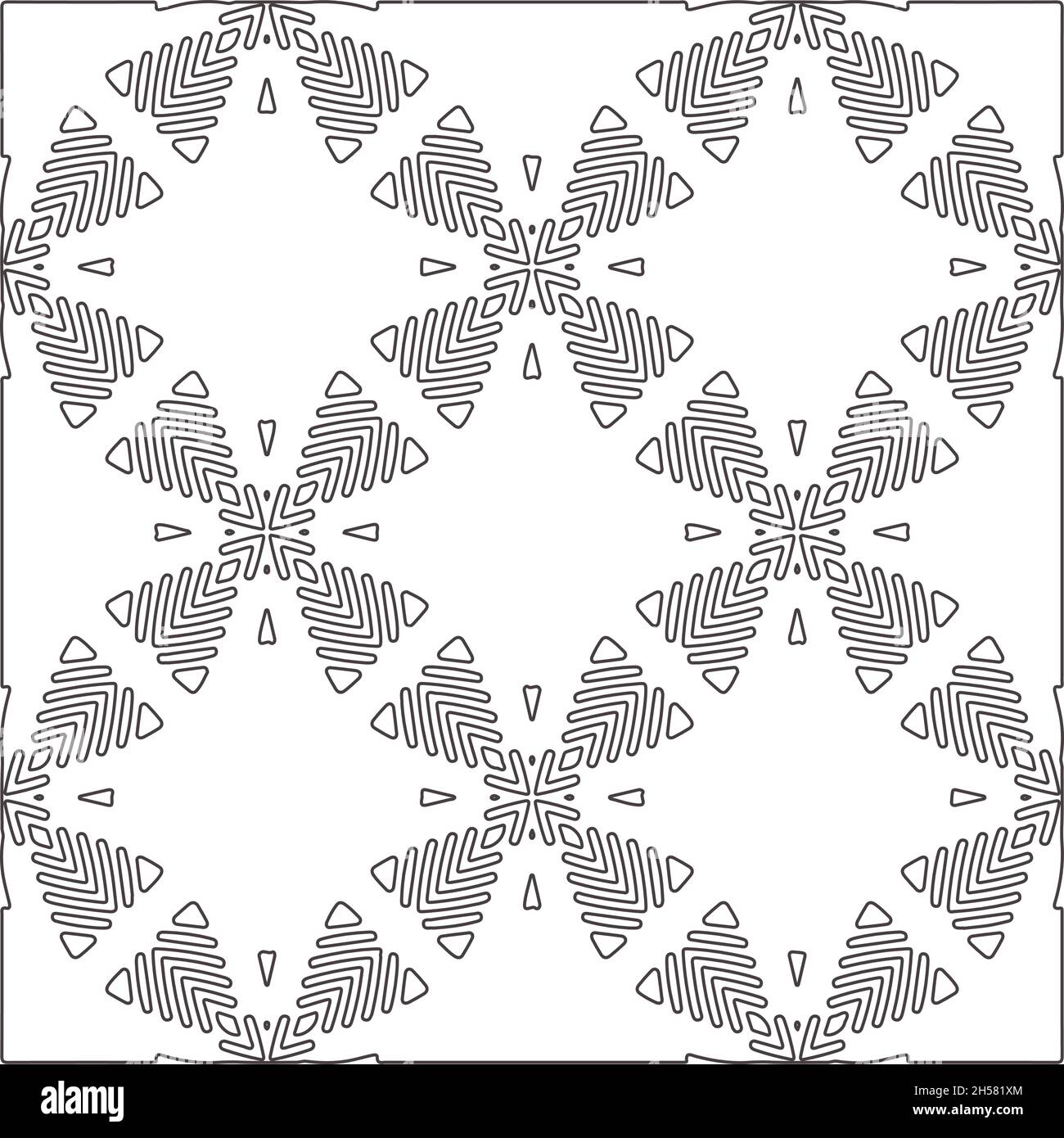 Vector pattern with symmetrical elements . Repeating geometric tiles ...