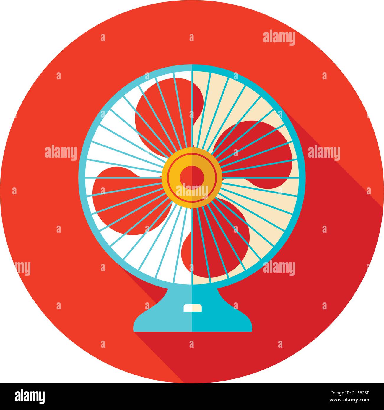 Ventilator vector icon. Summer. Summertime. Holiday. Vacation, eps 10 Stock Vector