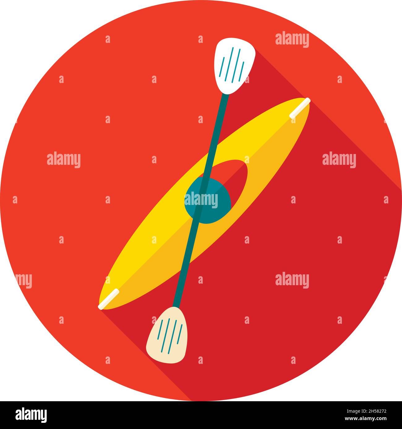 Kayak icon. Canoe vector. Beach. Summer. Summertime. Holiday. Vacation ...