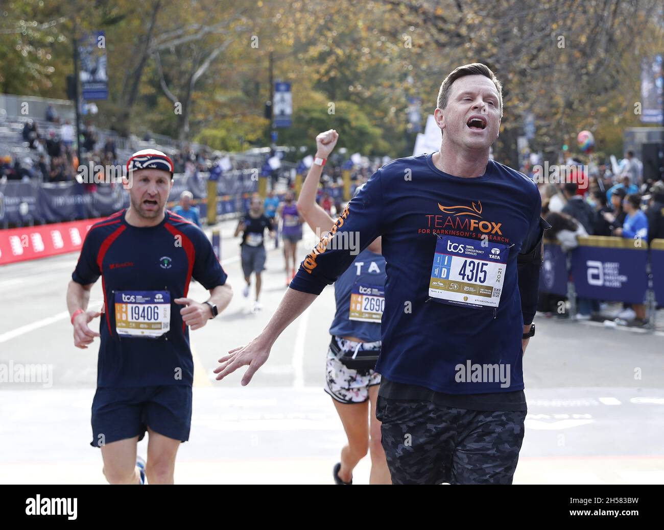 New York, United States. 07th Nov, 2021. Willie Geist reacts after he