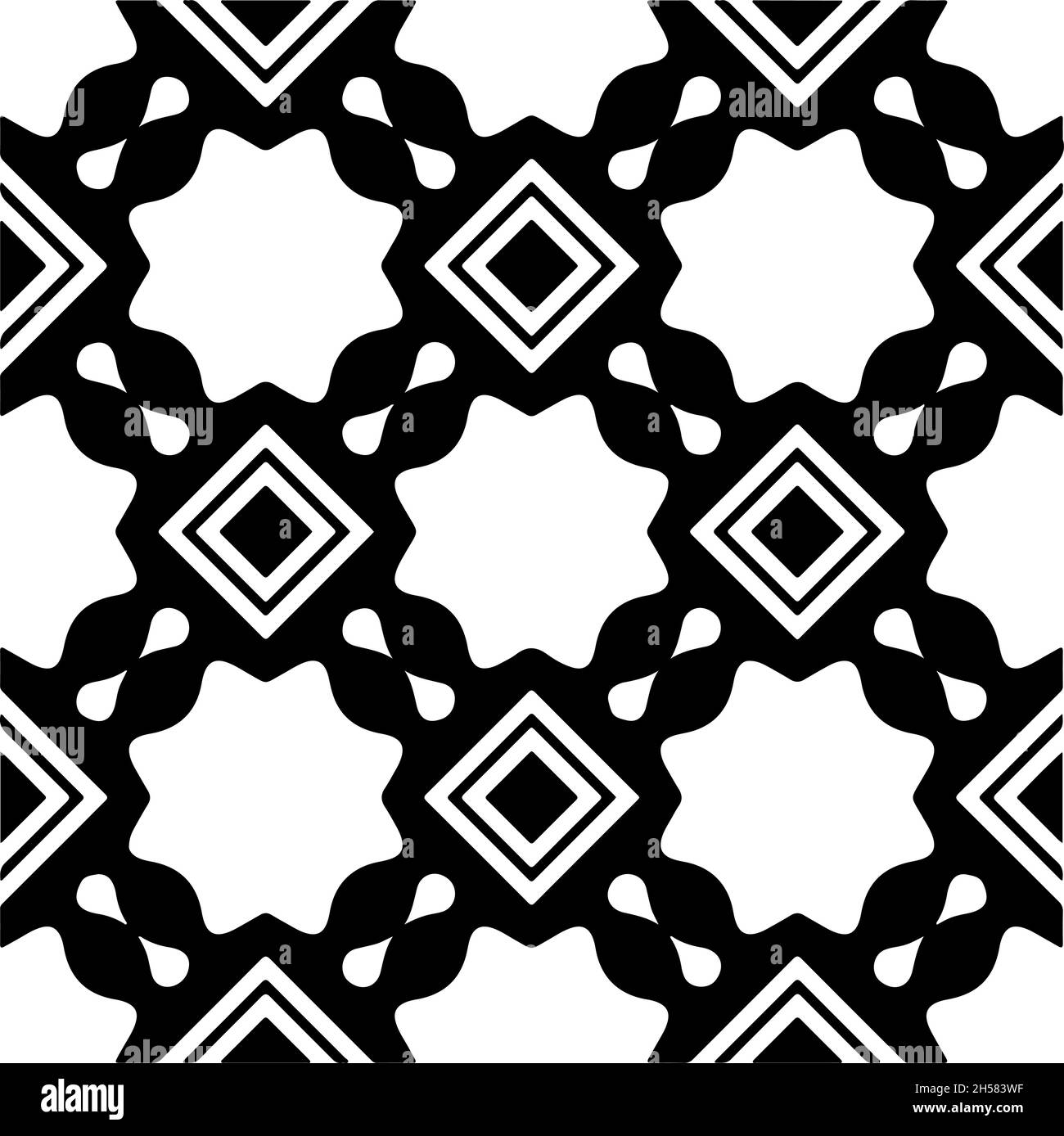 Wf Patterns Vector seamless pattern. Modern stylish texture. Composition from ...
