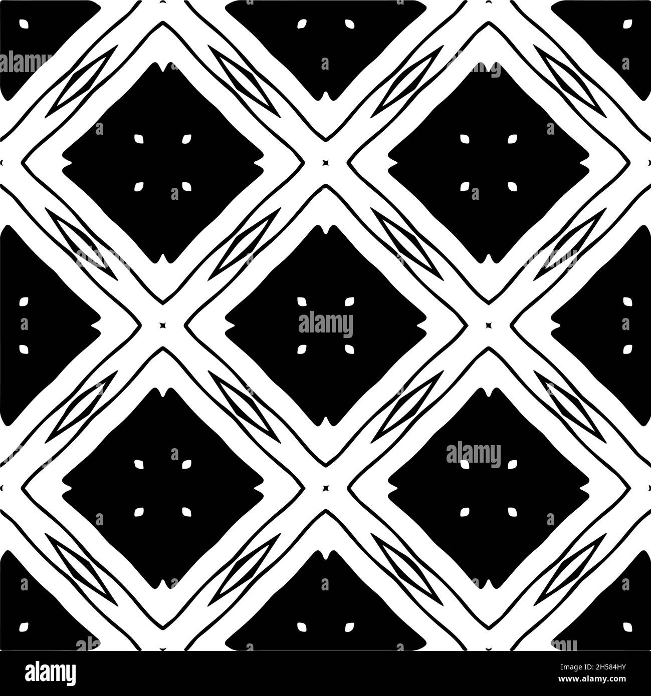 Hy Pattern Vector seamless pattern. Modern stylish texture. Composition from ...