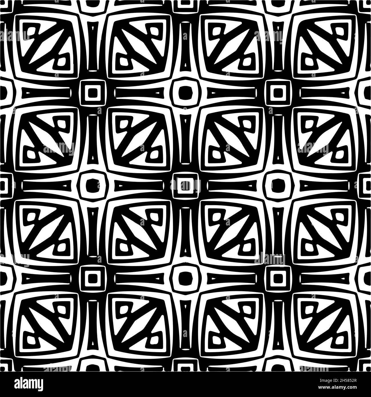 Solid Pattern Style Vector seamless pattern. Modern stylish texture. Composition from ...