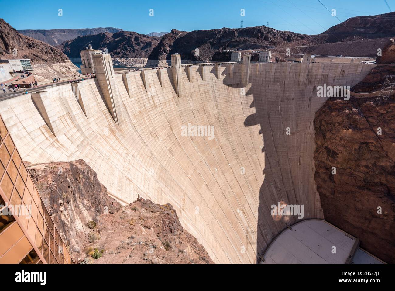 The great Hoover Dam in US' Southwest Stock Photo