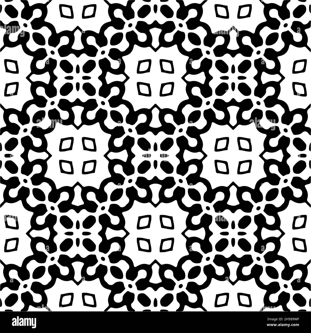Wf Patterns Vector seamless pattern. Modern stylish texture. Composition from ...
