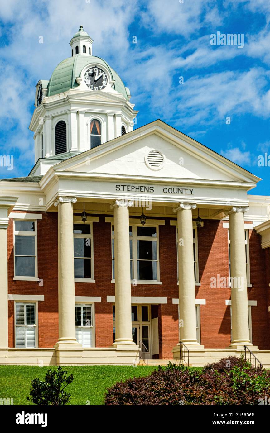 Stephens County Courthouse, Courthouse Square, Toccoa, Stock