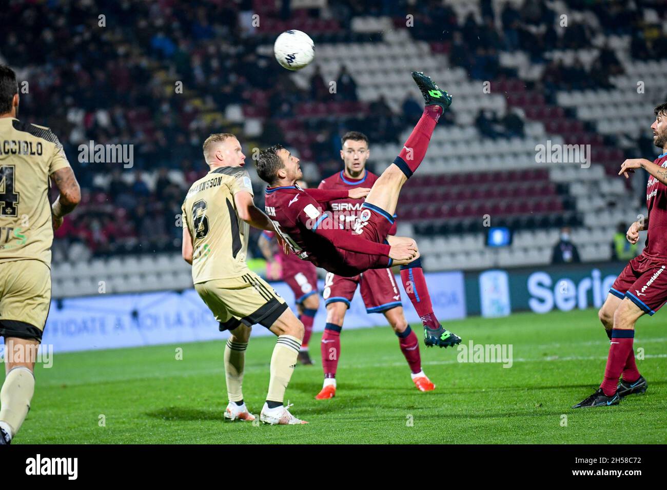 Venice, Italy. 01st May, 2023. Ceo of Modena Carlo Rivetti and Simone Pavan  during Venezia FC vs Modena FC, Italian soccer Serie B match in Venice,  Italy, May 01 2023 Credit: Independent