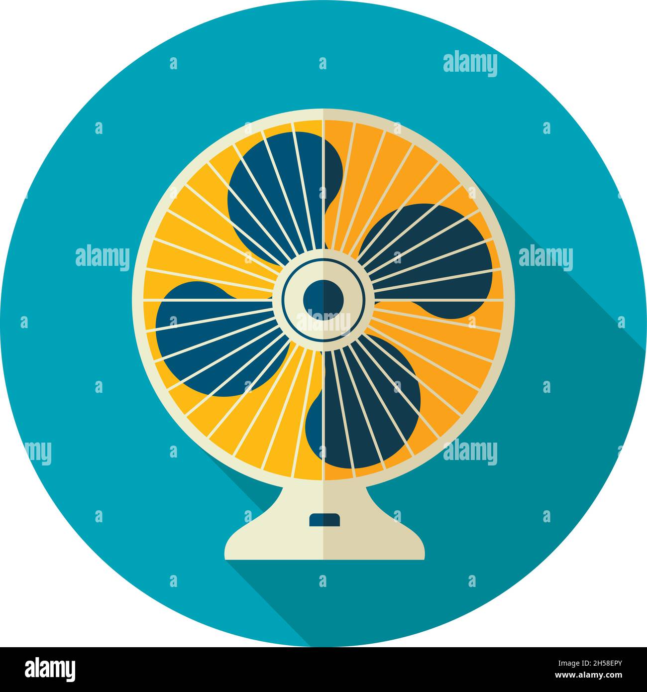 Ventilator vector icon. Summer. Summertime. Holiday. Vacation, eps 10 Stock Vector