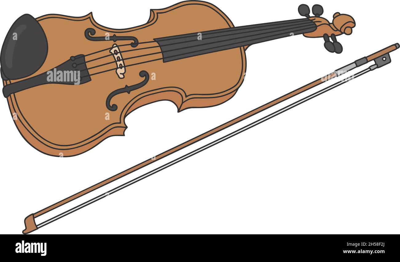 Violin cartoon illustration hi-res stock photography and images - Page 9 -  Alamy
