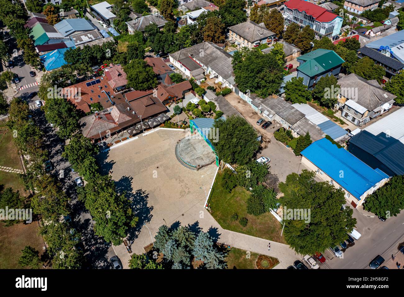 Cahul in Moldawien aus der Luft Stock Photo - Alamy