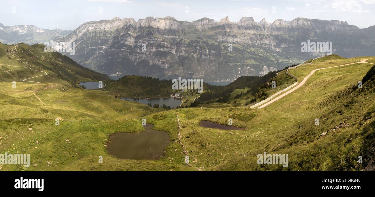 view-of-the-churfirsten-from-the-maschgenkamm-swiss-alps-stock-photo