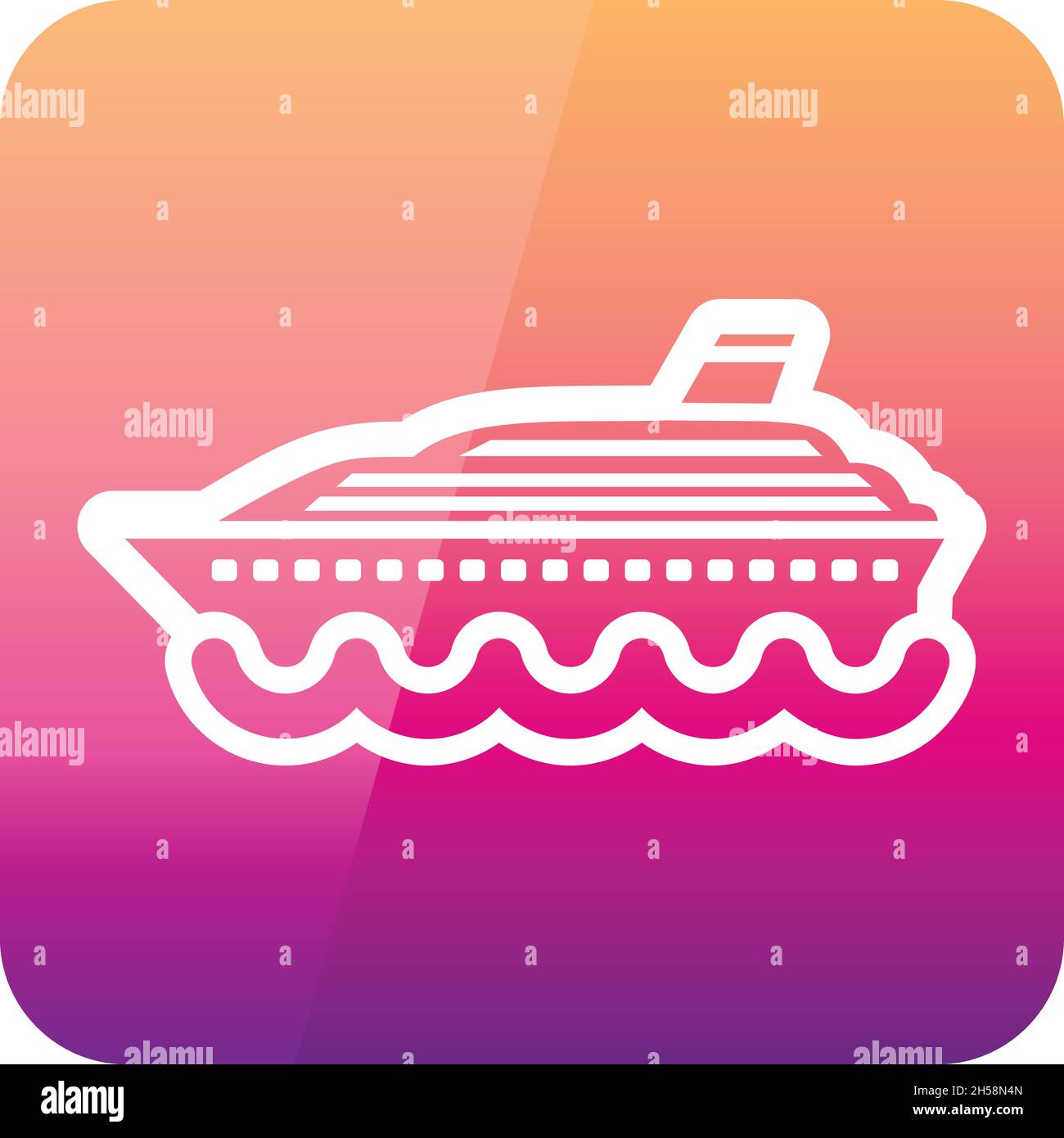 Transatlantic passenger liner Stock Vector Images - Alamy