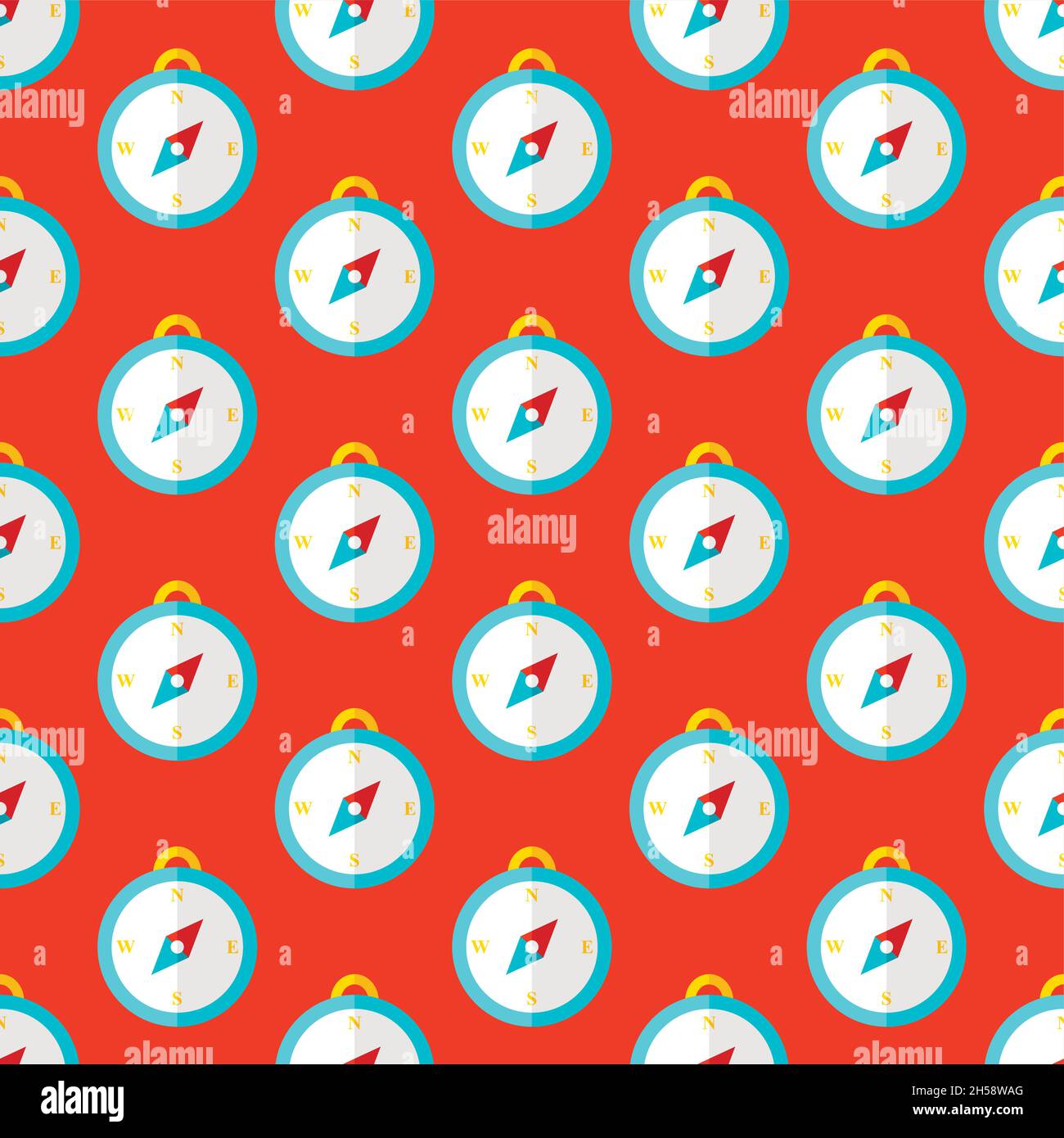 Summer vector seamless pattern. Marine. Summertime. Vacation Stock Vector
