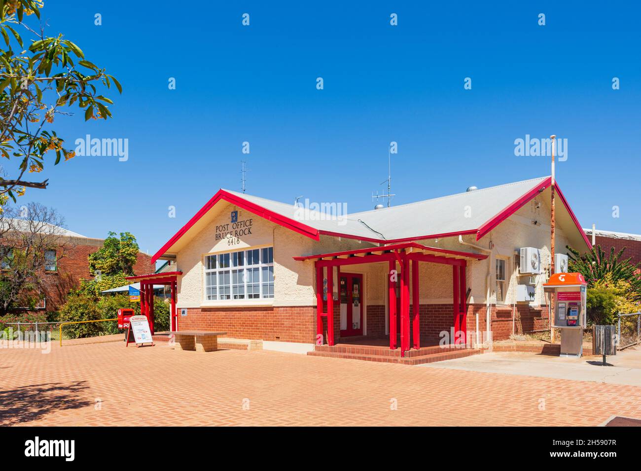 Rural Australia Post Office, Bruce Rock, Wheatbelt Region, Western Australia, WA, Australia Stock Photo
