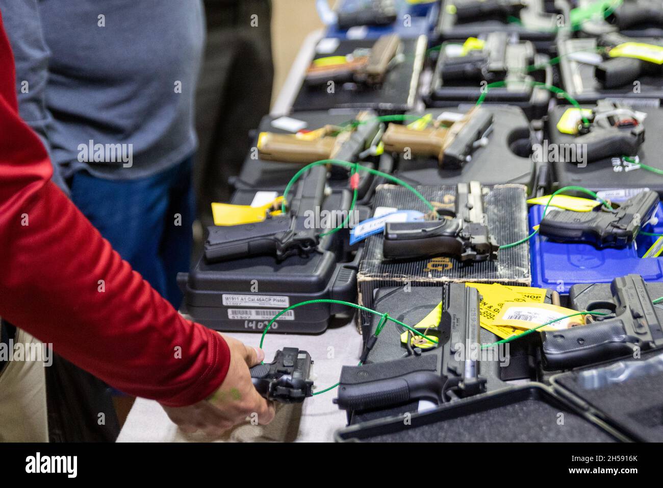 Miami, USA. 07th Nov, 2021. Florida Gun Shows, the largest gun show