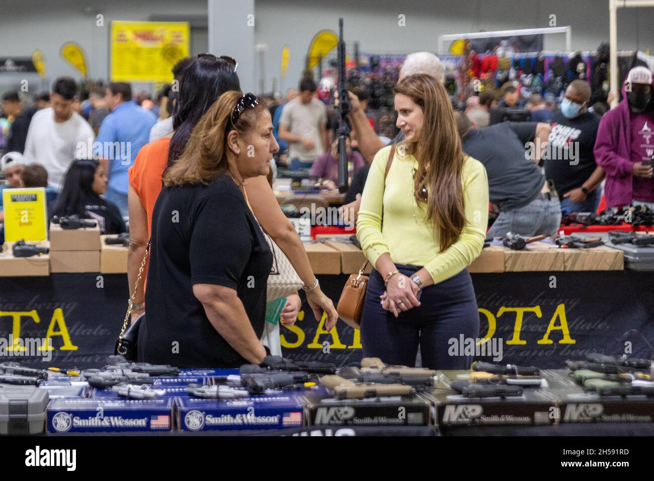 Miami USA 07th Nov 2021 Florida Gun Shows The Largest Gun Show 