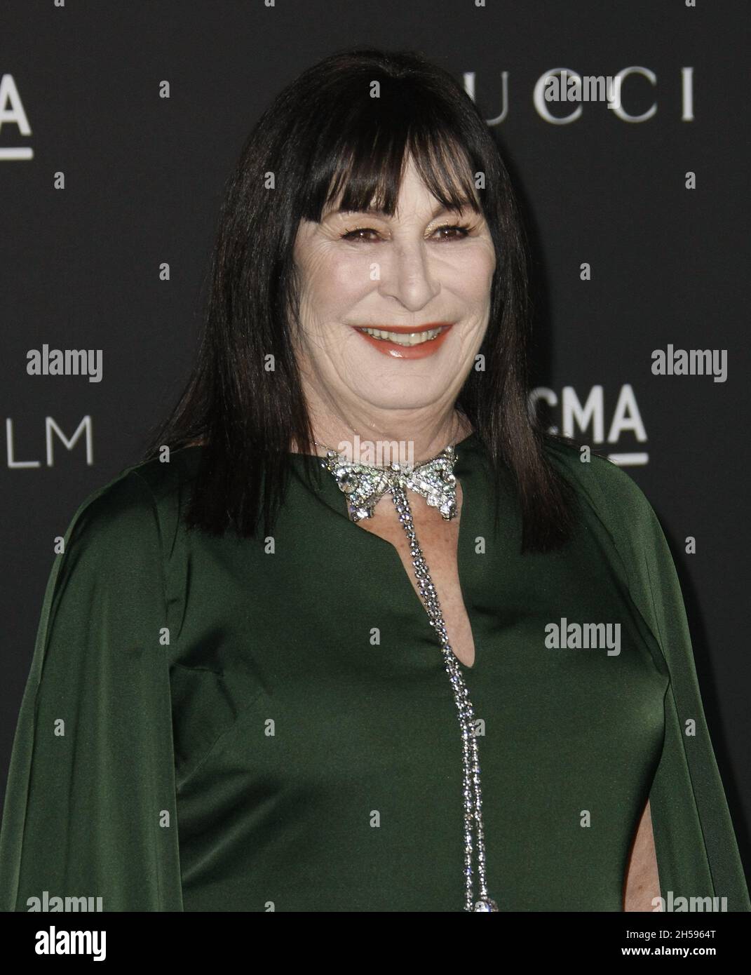 LOS ANGELES, CALIFORNIA NOVEMBER 06 Anjelica Huston attends the 10th