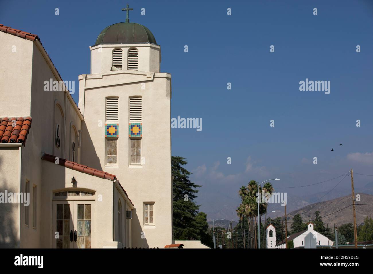 Daytime view of the historic downtown section of Banning, California, USA Stock Photo Alamy