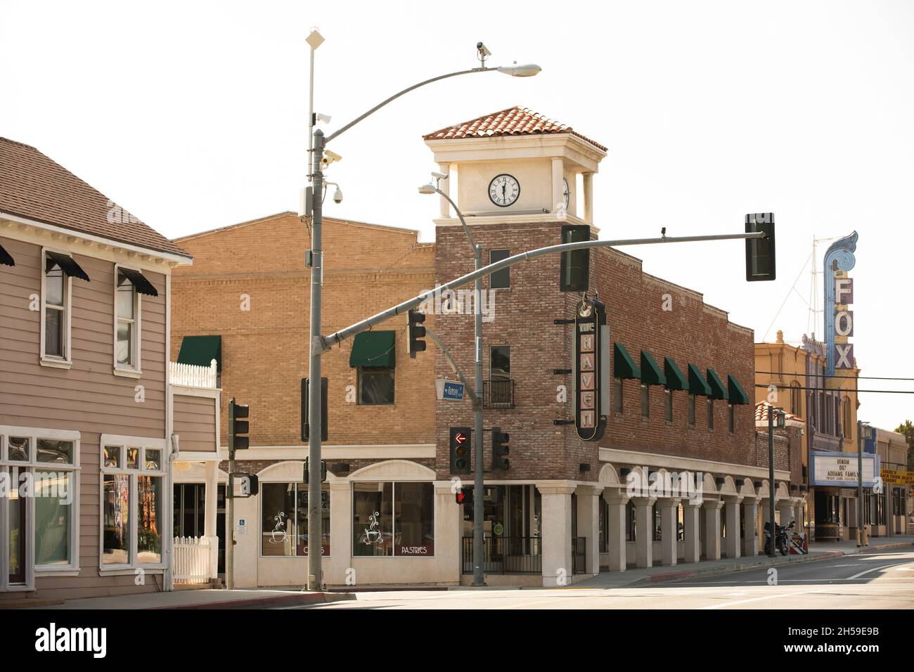 Daytime view of the historic downtown section of Banning, California, USA Stock Photo Alamy