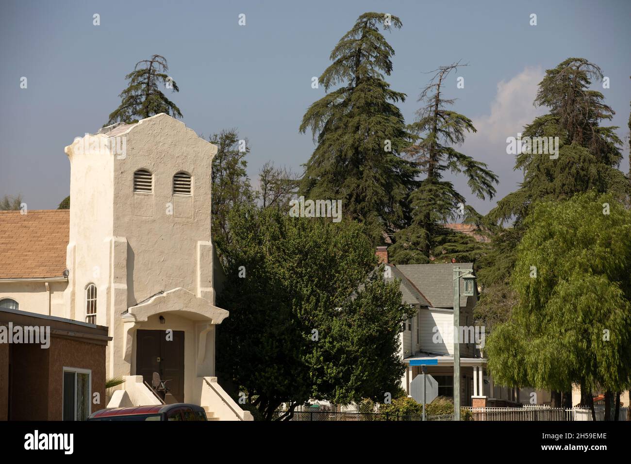 Daytime view of the historic downtown section of Banning, California