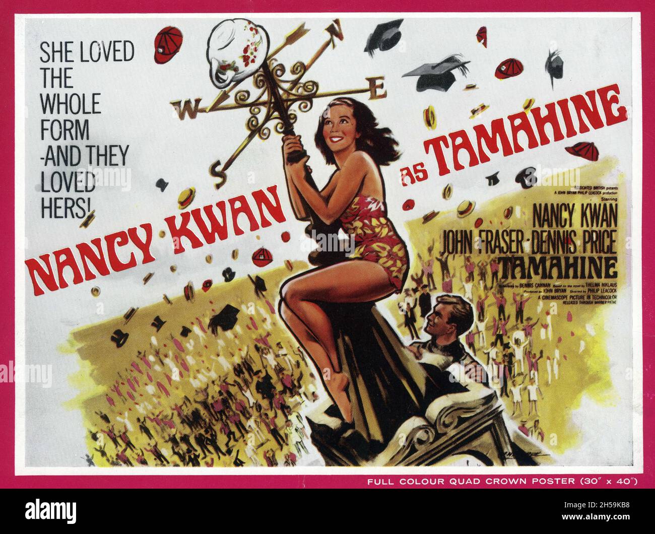 NANCY KWAN in TAMAHINE 1963 director PHILIP LEACOCK based on novel by Thelma Niklaus Associated British Picture Corporation (ABPC) / Warner - Pathe Distributors Stock Photo