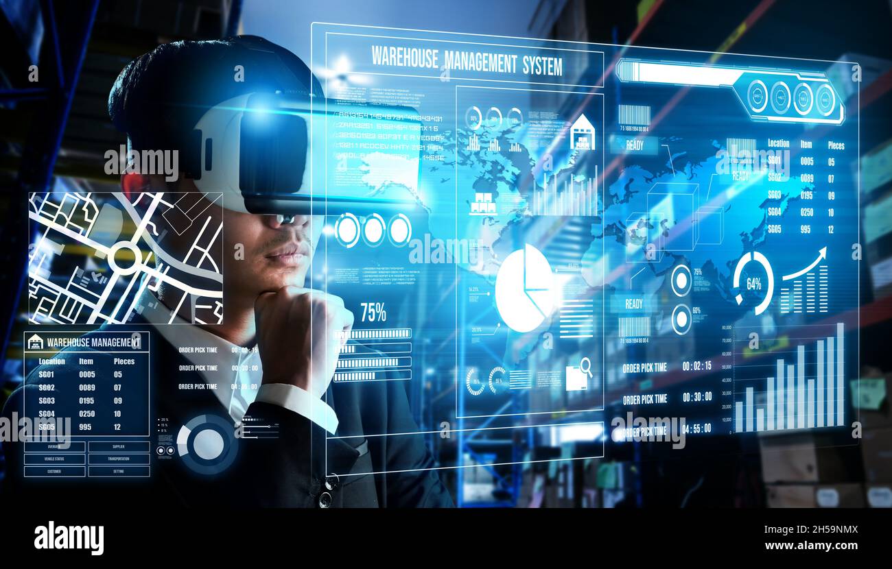 Future virtual reality technology for innovative VR warehouse
