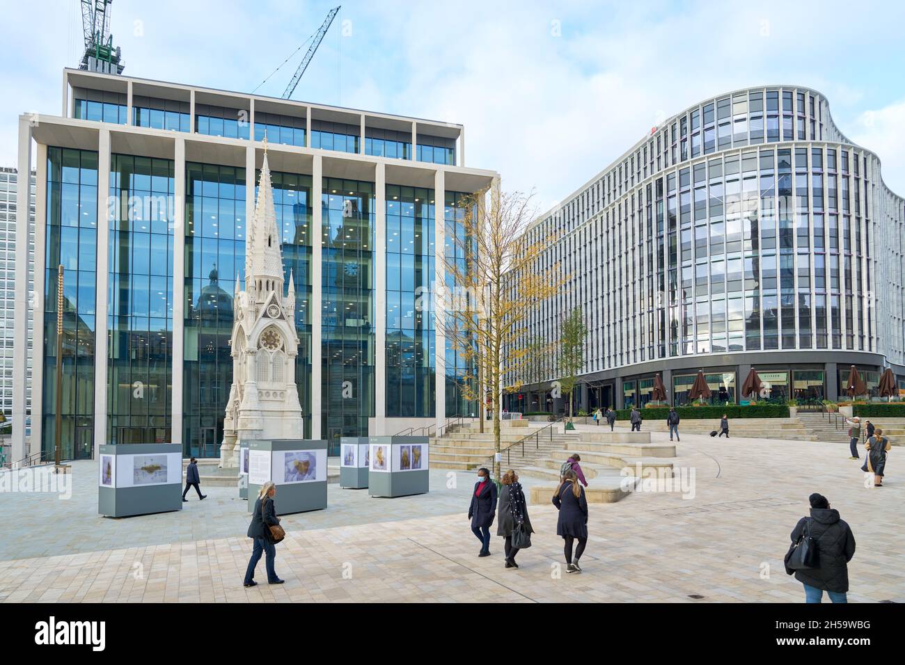 Paradise development, Birmingham UK. New £700m Premium office space in the City centre on the site of the old Birmingham library. Stock Photo