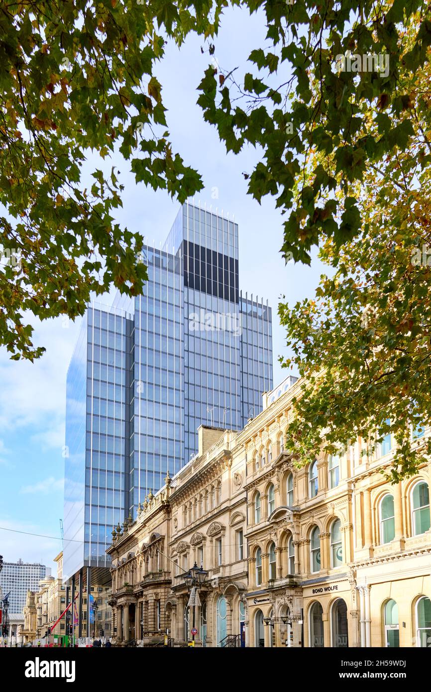 Premium office space, 103 Colmore Row skyscraper Birmingham UK Stock Photo
